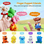 Montessori Farm Train & Surprise Party Set for Toddlers