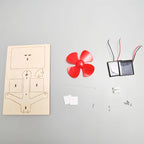 DIY Solar Fan Kit Science & 3D Wooden Puzzle