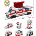 Bus City UK Building Blocks Set