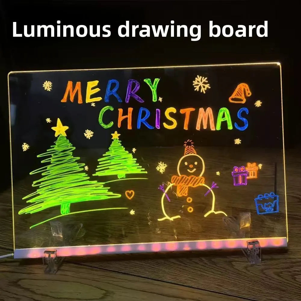 LED Drawing Board Luminous Wordpad
