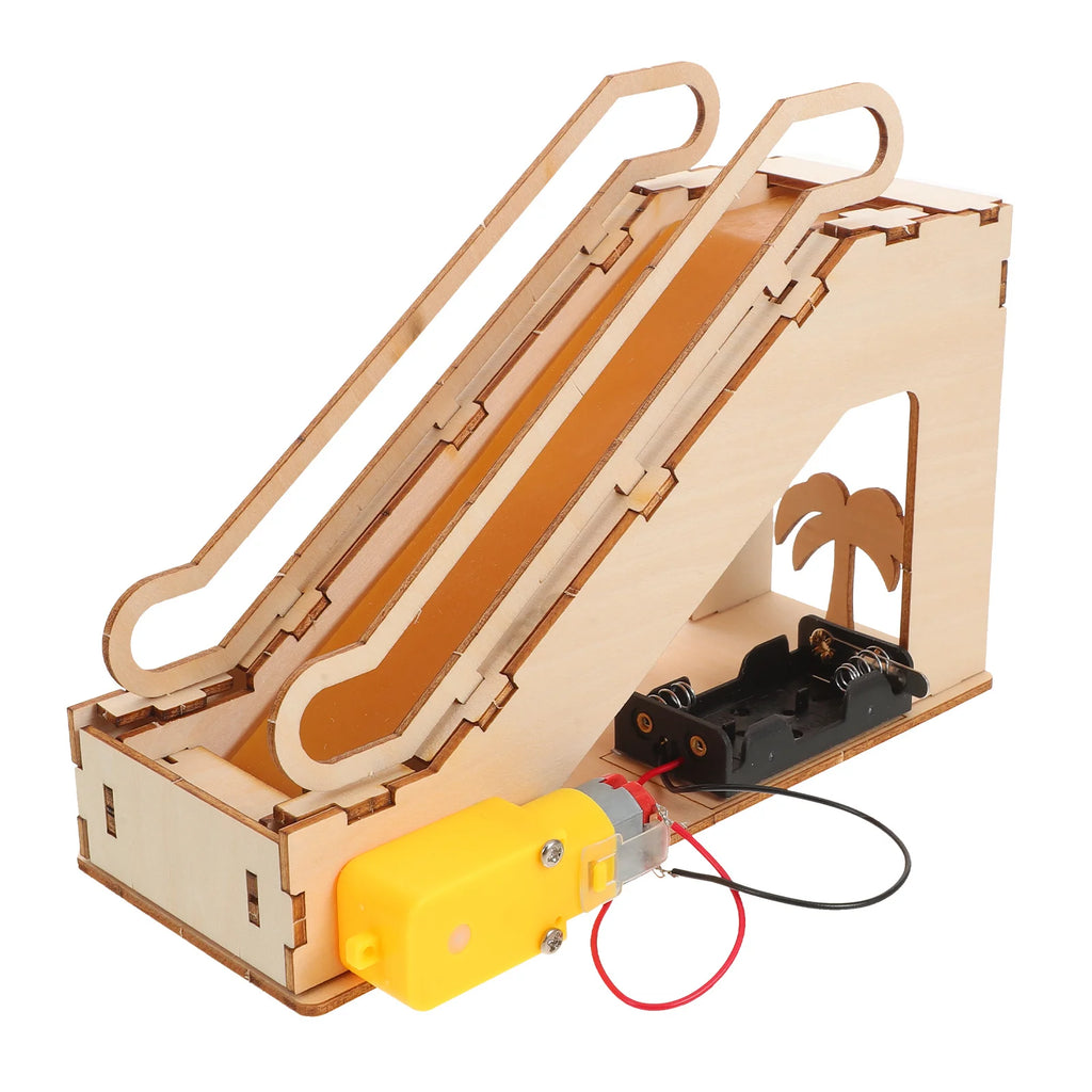 Wooden Electric Escalator DIY Kit