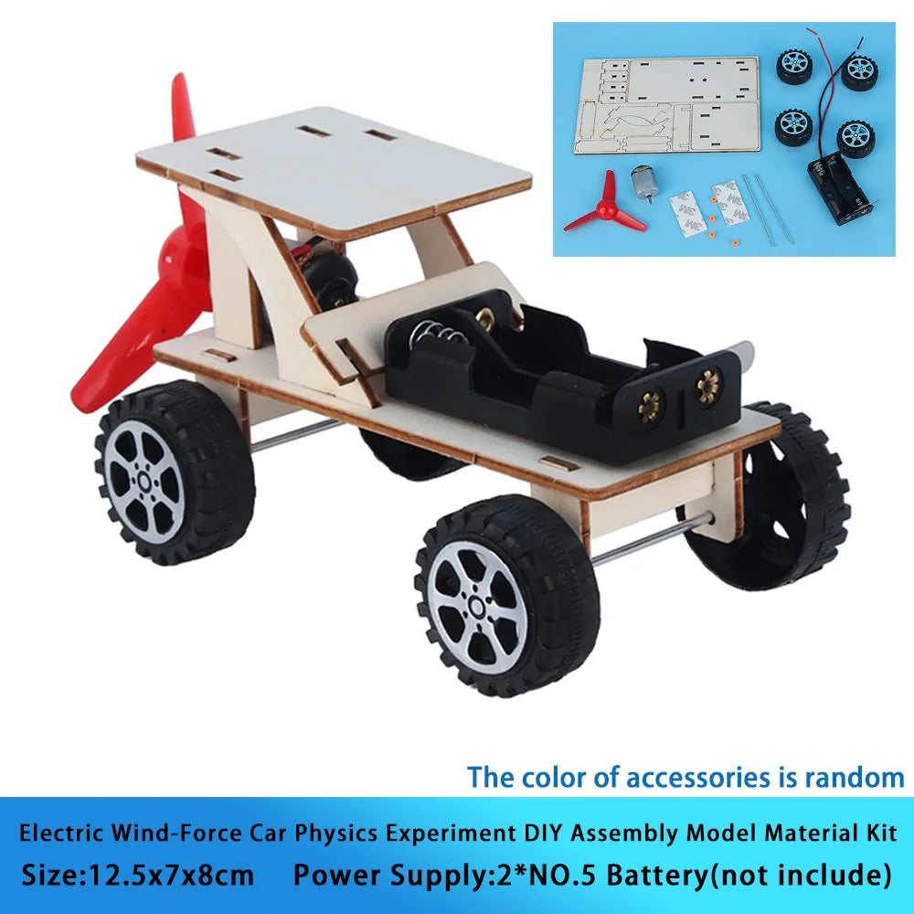 DIY Electric Wind-Powered Car