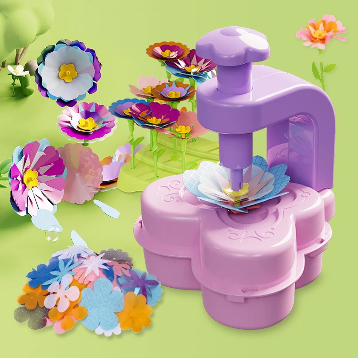 DIY Fabric Flower Bouquets Toy