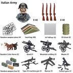 Military Building Block Character – World War II Soldier Mini Doll