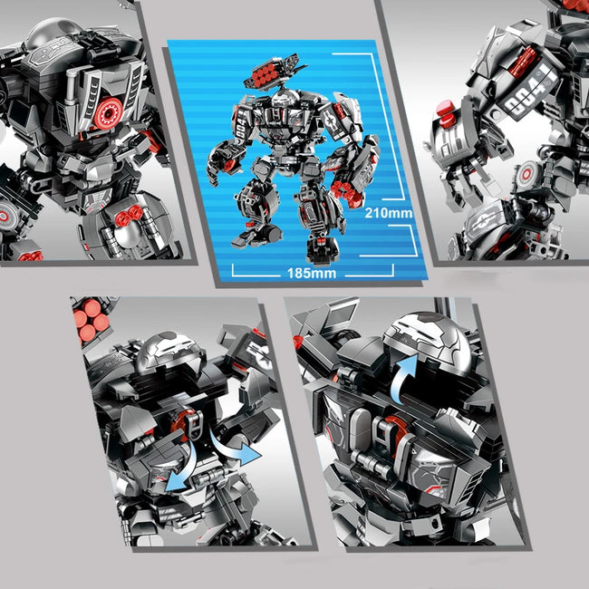 Superheroes Building Blocks Robot Model Set Main Image