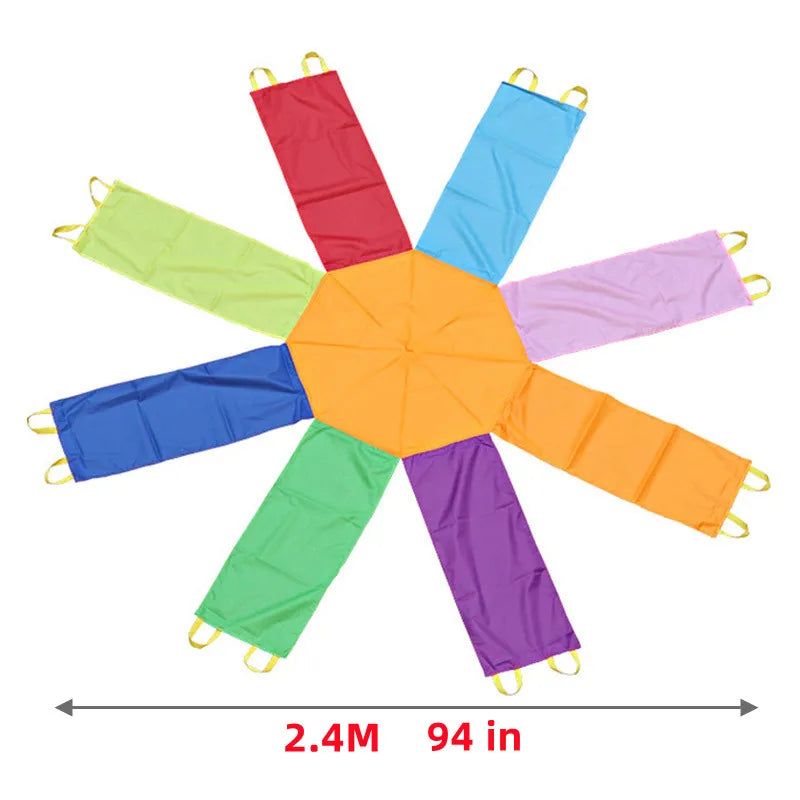 Big Rainbow Parachute Color Game – Outdoor Play & Physical Training Toy