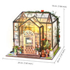 Mini Doll House Kit DIY Flower House