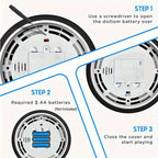 7″ Hover Soccer Ball – Electric Floating Football with LED & Music