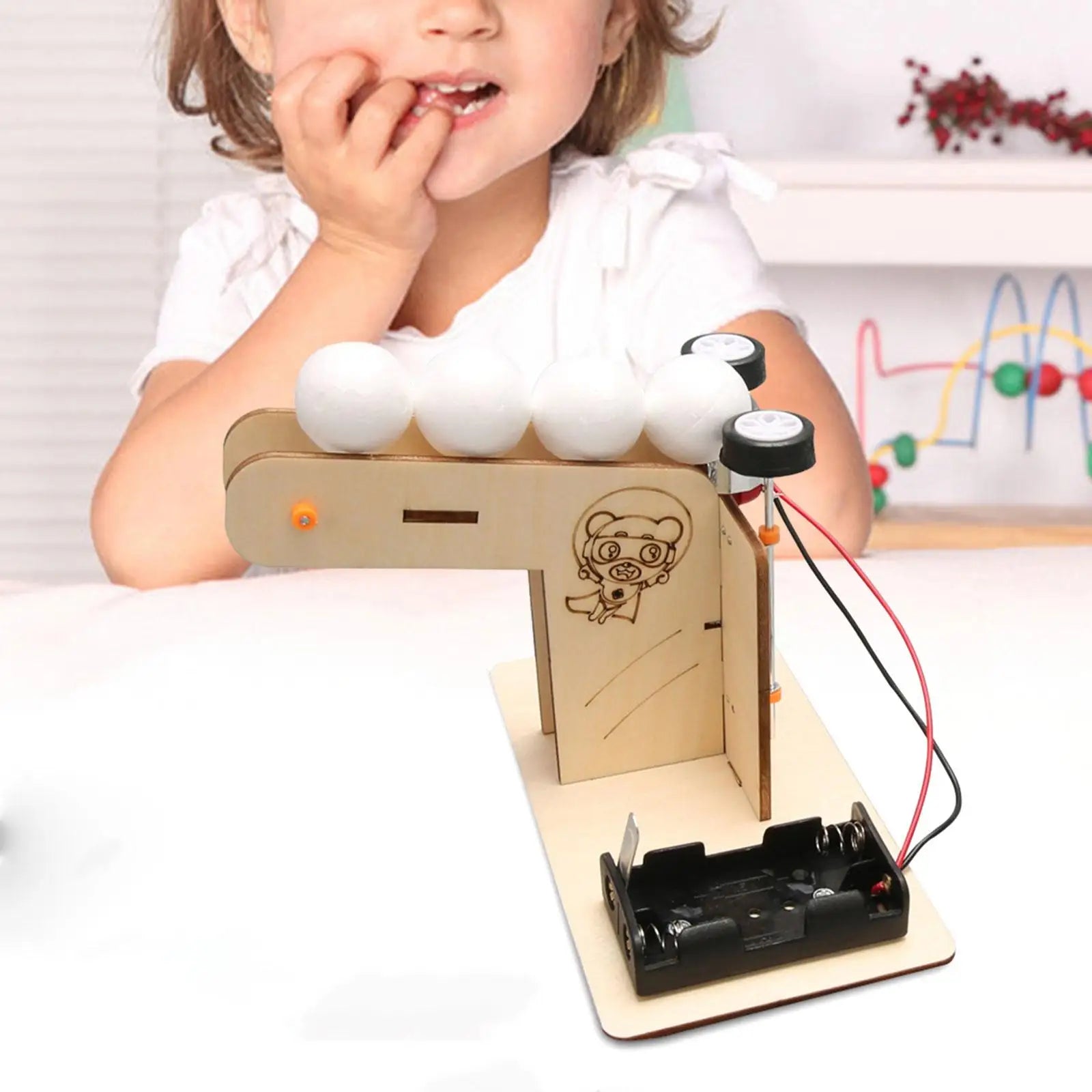 Electric Ball Pitching Machine DIY STEM Kit