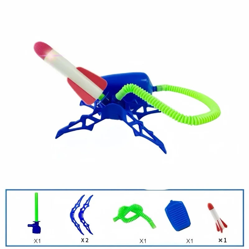 Children’s Foot-Triggered Rocket Launcher Toy