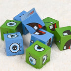 Cube Face Change Building Blocks Board Game