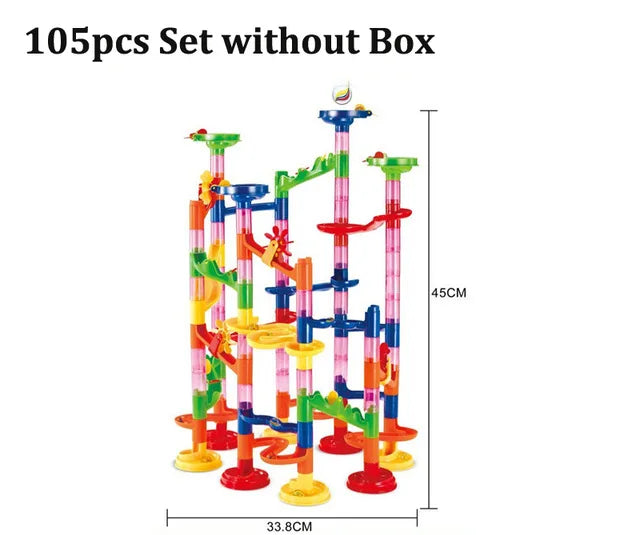 Marble Run Building Blocks Set