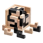 3D Cube Puzzle Luban – Interlocking Creative Educational Wooden Toy