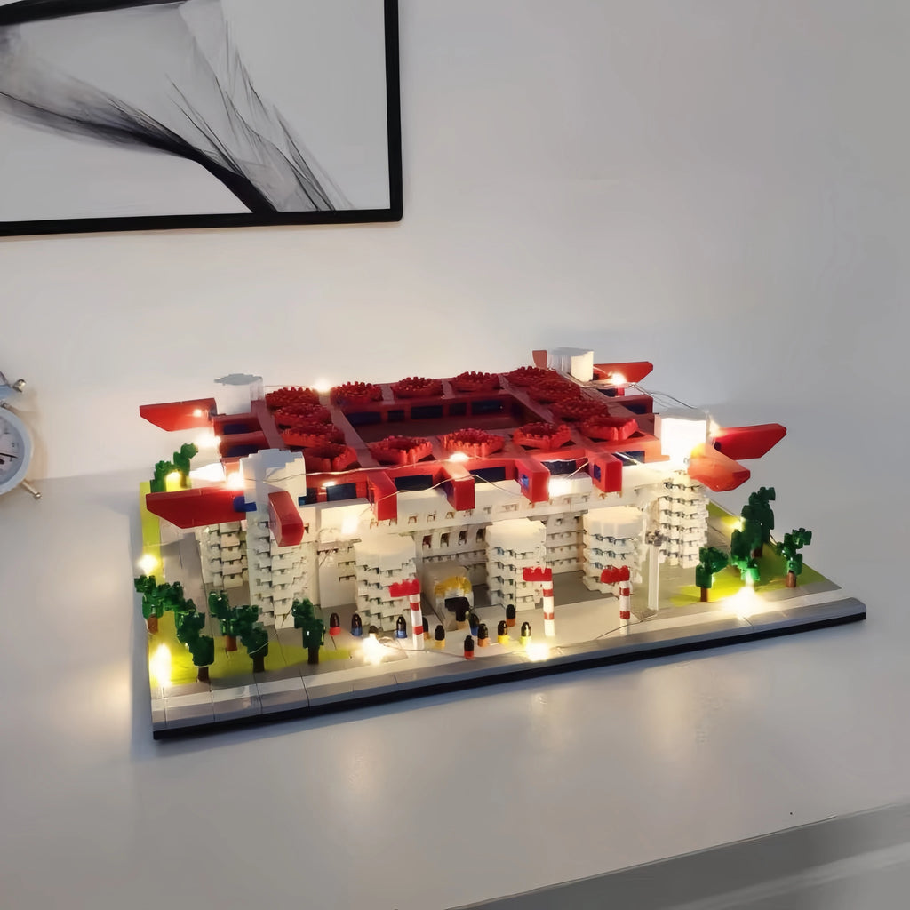Barcelona Soccer Stadium Micro Blocks Building Set