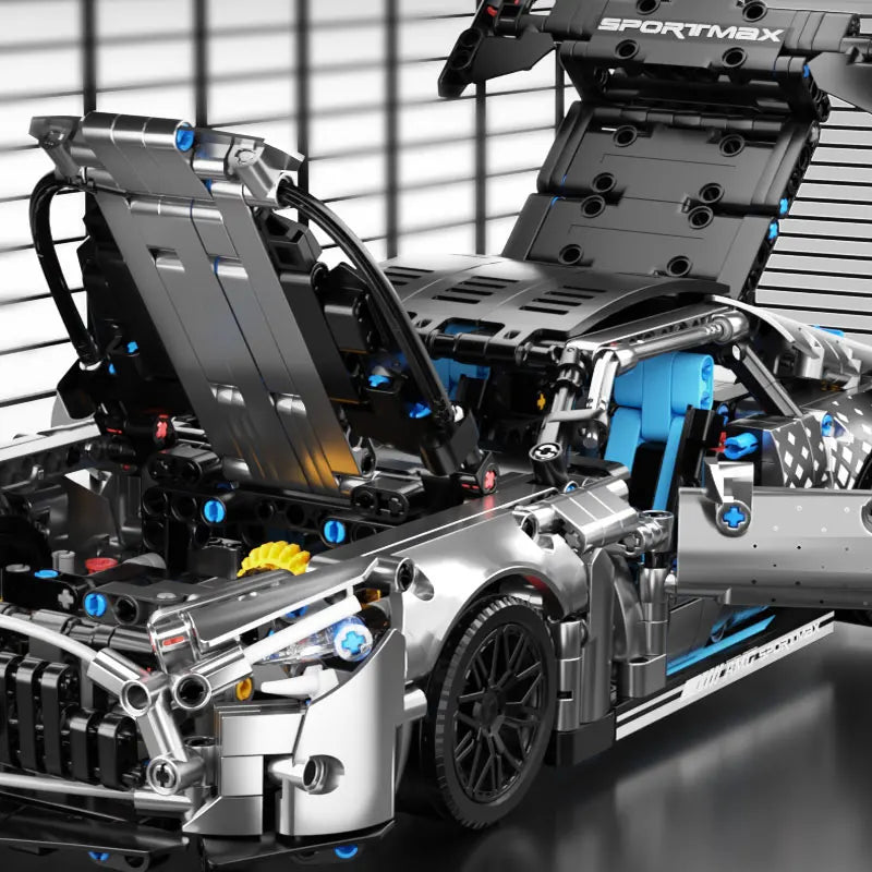 Racing Car Building Blocks Set