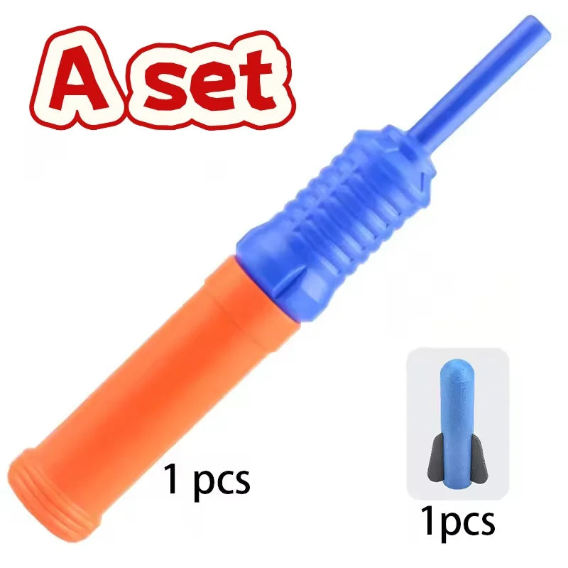 Hand-Propelled Rocket Launcher Toy Set