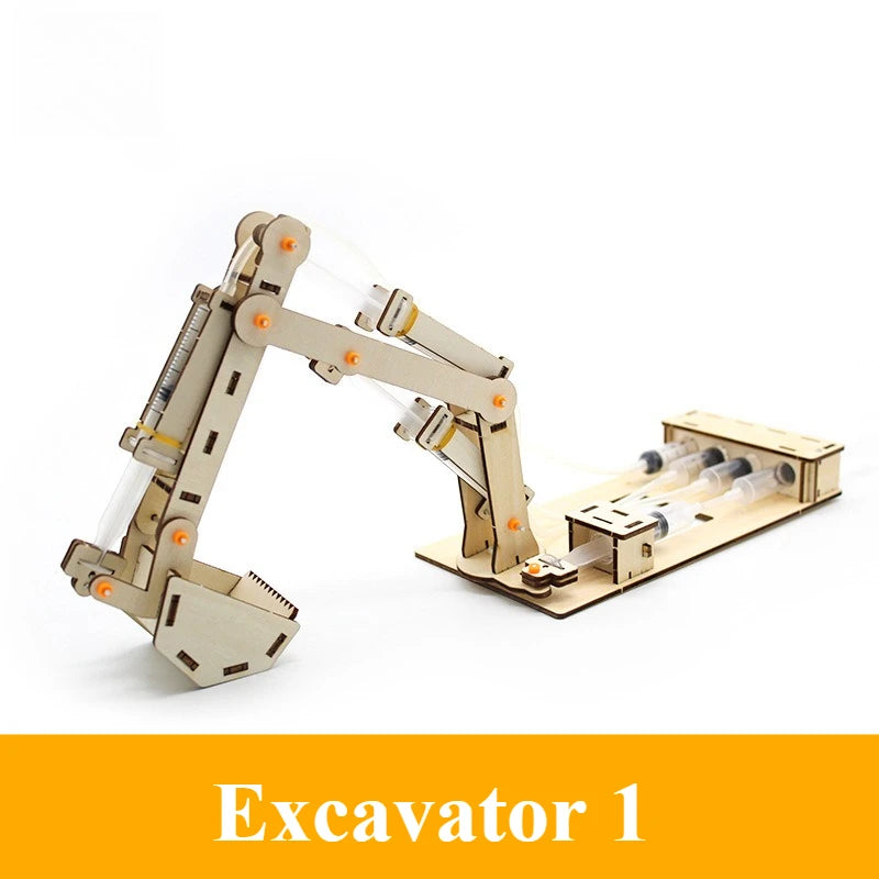 DIY Microscope Excavator Fan Robot Model Kit