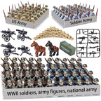 Military Building Block Character – World War II Soldier Mini Doll