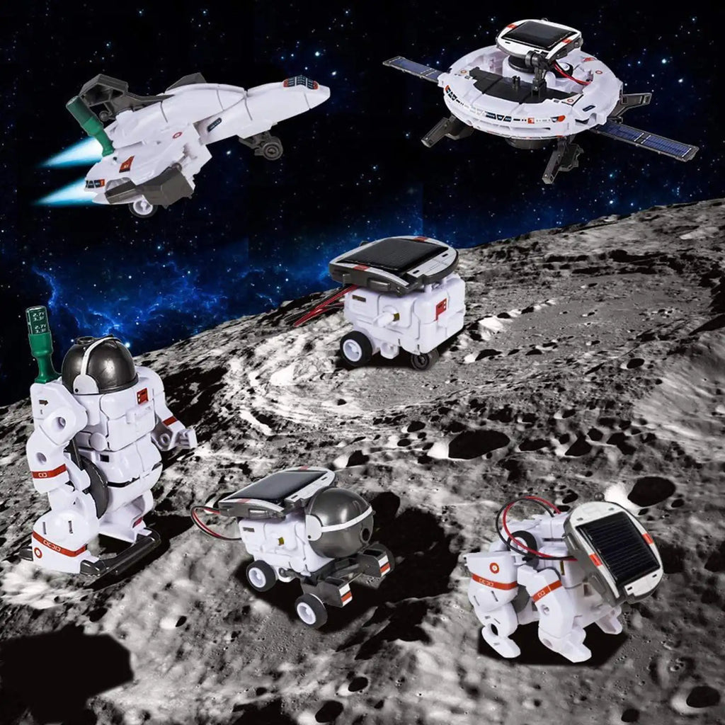 DIY Solar Robot Science Set – Educational STEM Building Toy