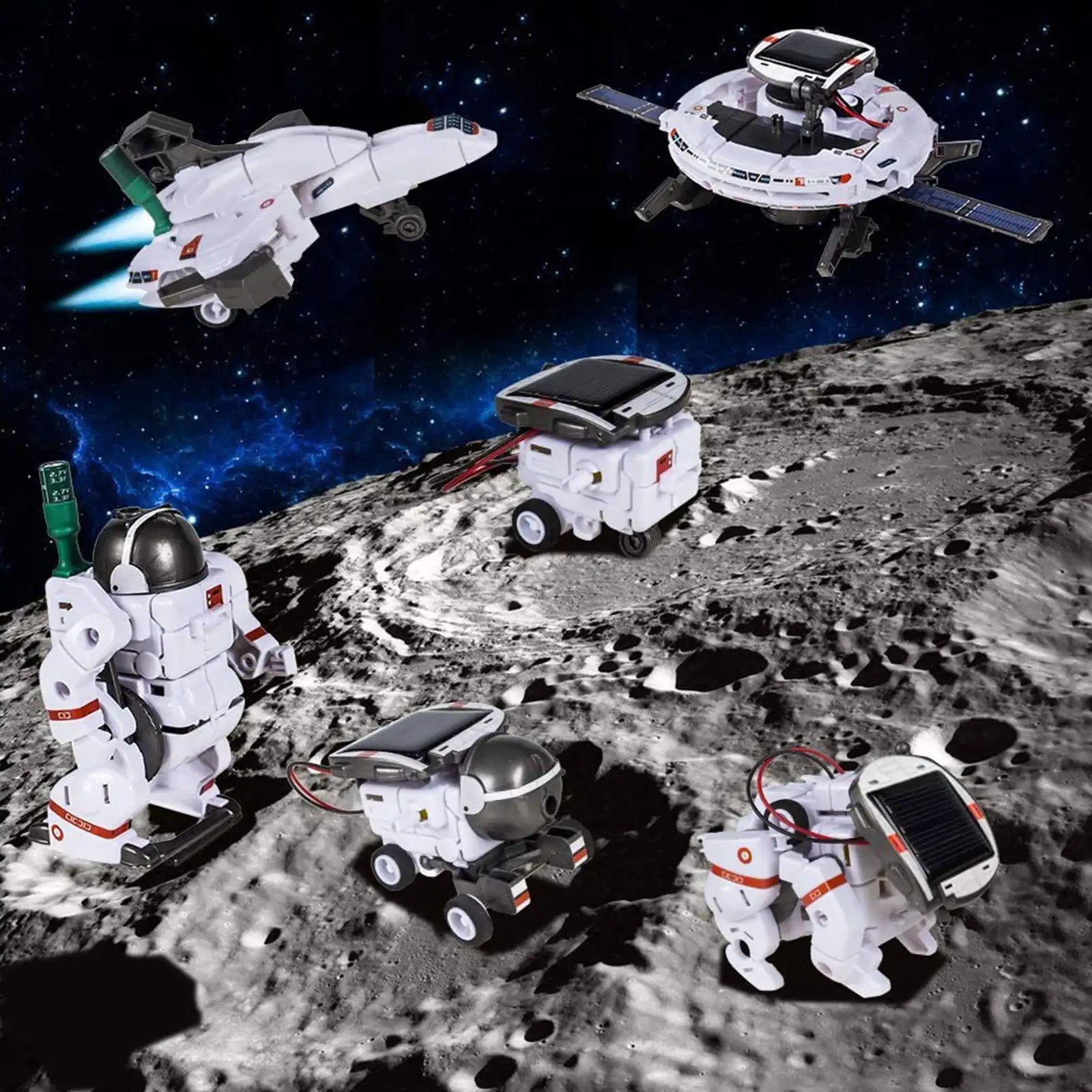 DIY Solar Robot Science Set – Educational STEM Building Toy