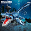 Blue Dinosaur Building Blocks Mosasaurus Model