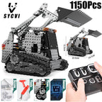 Alloy Bulldozer Robot Construction Set