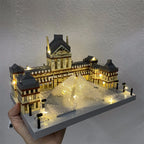 Louvre Model Micro Mini Building Blocks Toy Set