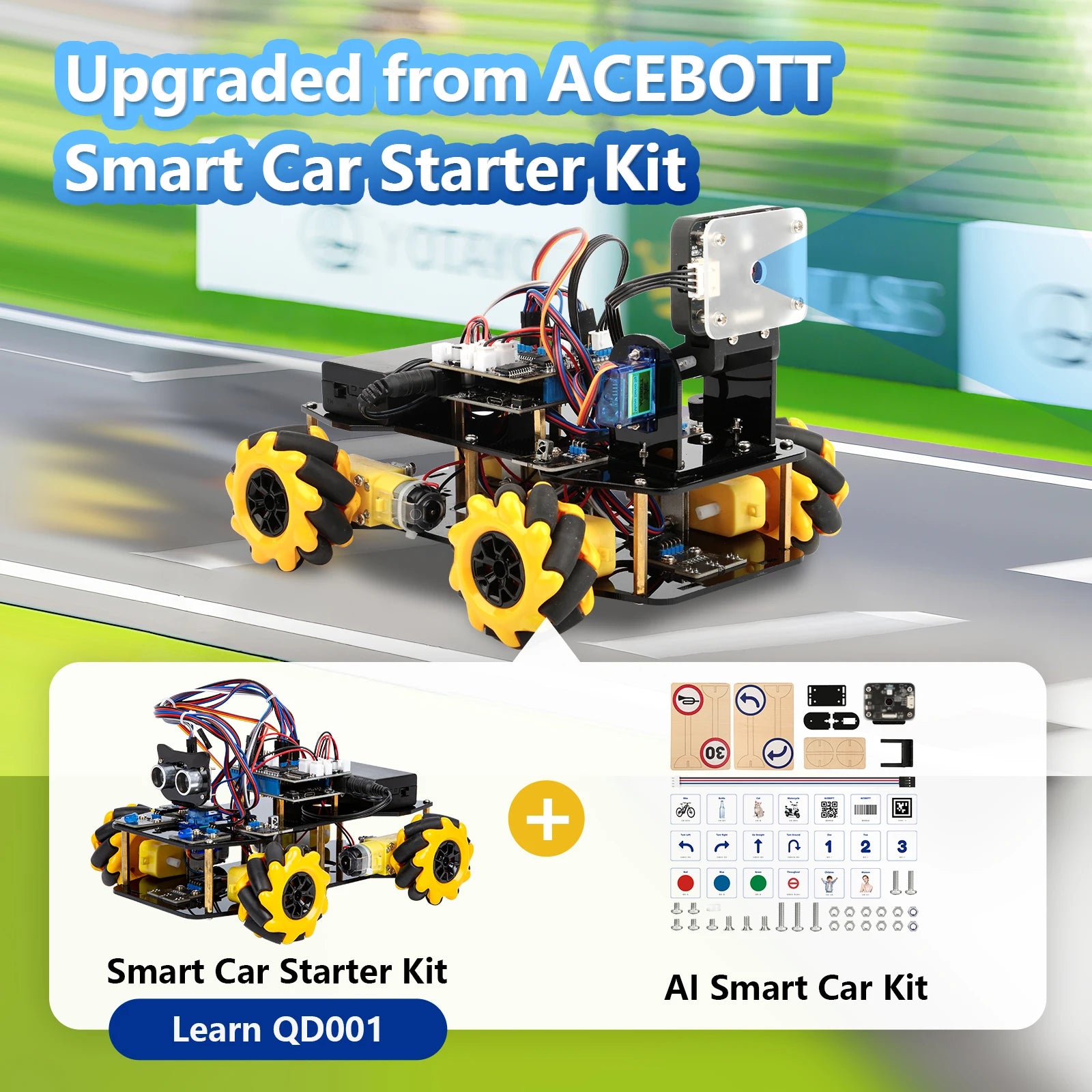 ACEBOTT AI Robot Car Kit