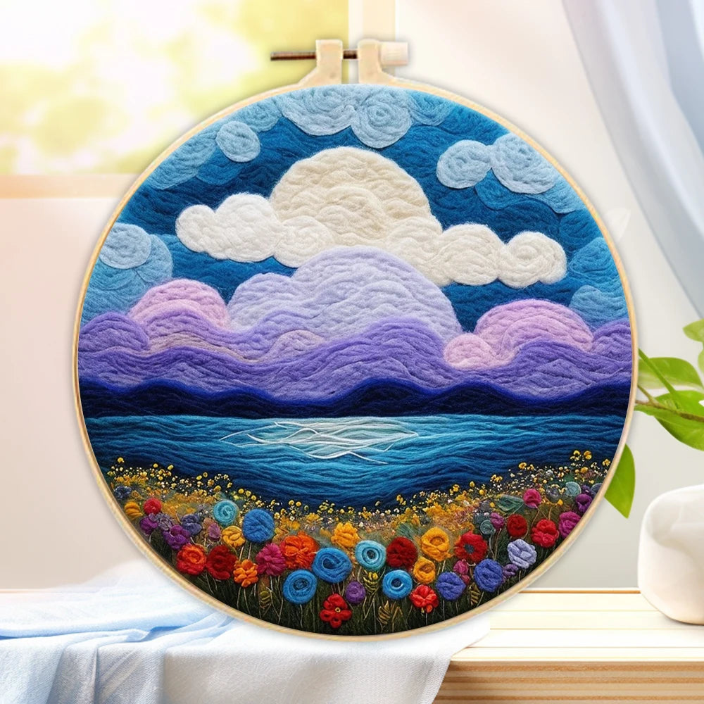 CHENISTORY Wool Felting Painting Kit