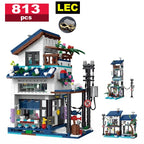 Japanese City Street View Building Block Set