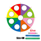 Multi-Person Interaction Rainbow Umbrella Parachute Game