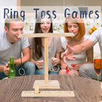 Wooden Ring Toss Game for Adults