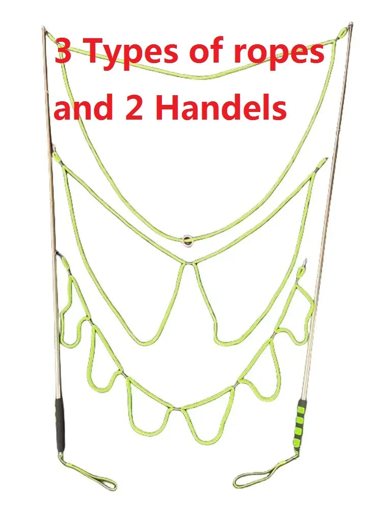 Style Bubble Rope Stainless Steel Giant Bubble Maker Wand