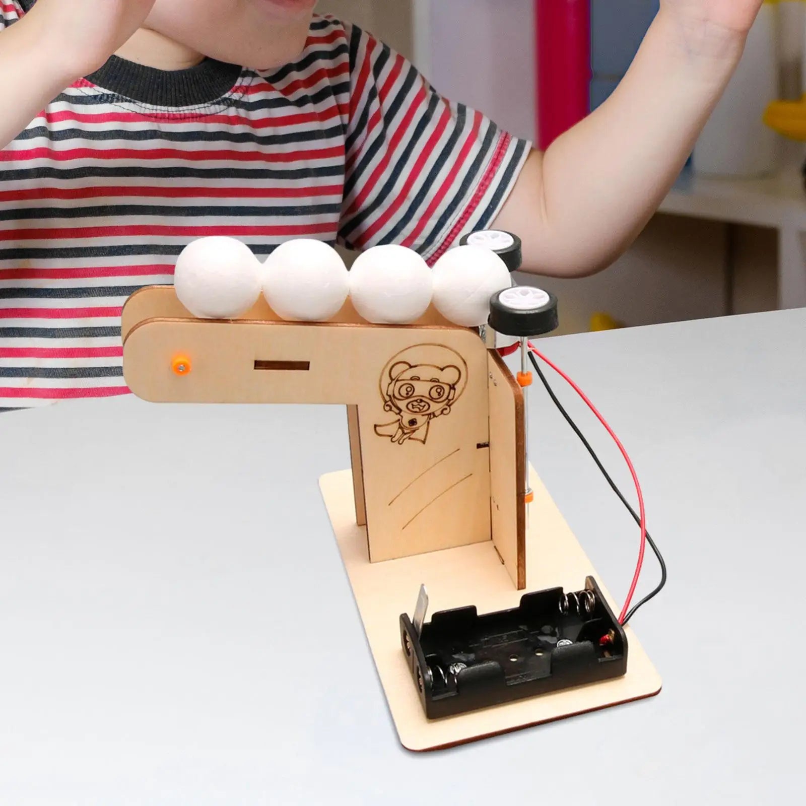 Electric Ball Pitching Machine DIY STEM Kit