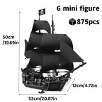 Caribbean Ship Revenge Warship – Black Pearl Building Block Set