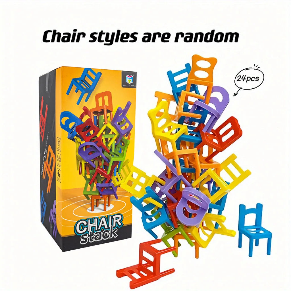 Children’s Puzzle Stacking Chair Game
