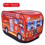Children’s Fire Truck Car Tent House – Indoor & Outdoor Playhouse