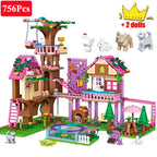 City Tree House Building Blocks Set