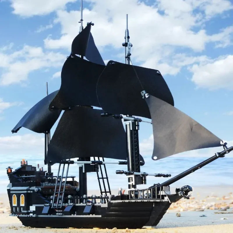 Caribbean Ship Revenge Warship – Black Pearl Building Block Set