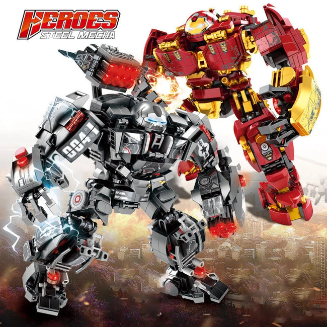 Superheroes Building Blocks Robot Model Set Hover Image