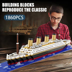 Cruise Ship Building Block Assembly Toy