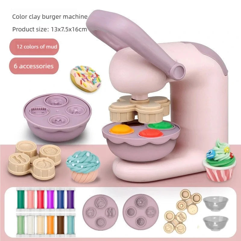 Color Clay Noodle Machine DIY Set