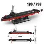 Nuclear Submarine Building Blocks Kit