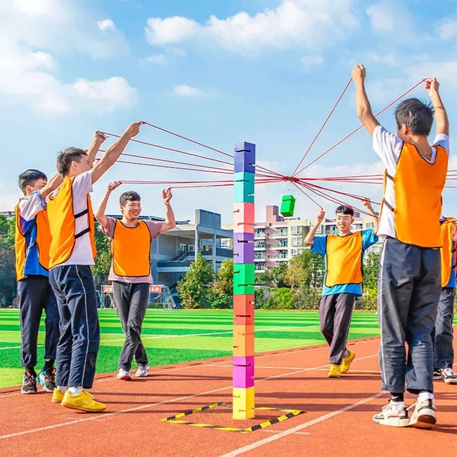 Building Tower Together – Team Collaboration & Outdoor Fun Game Main Image