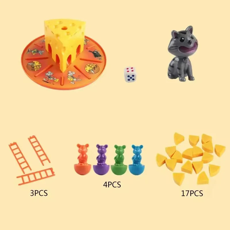 Cat and Mouse Cheeze Board Game