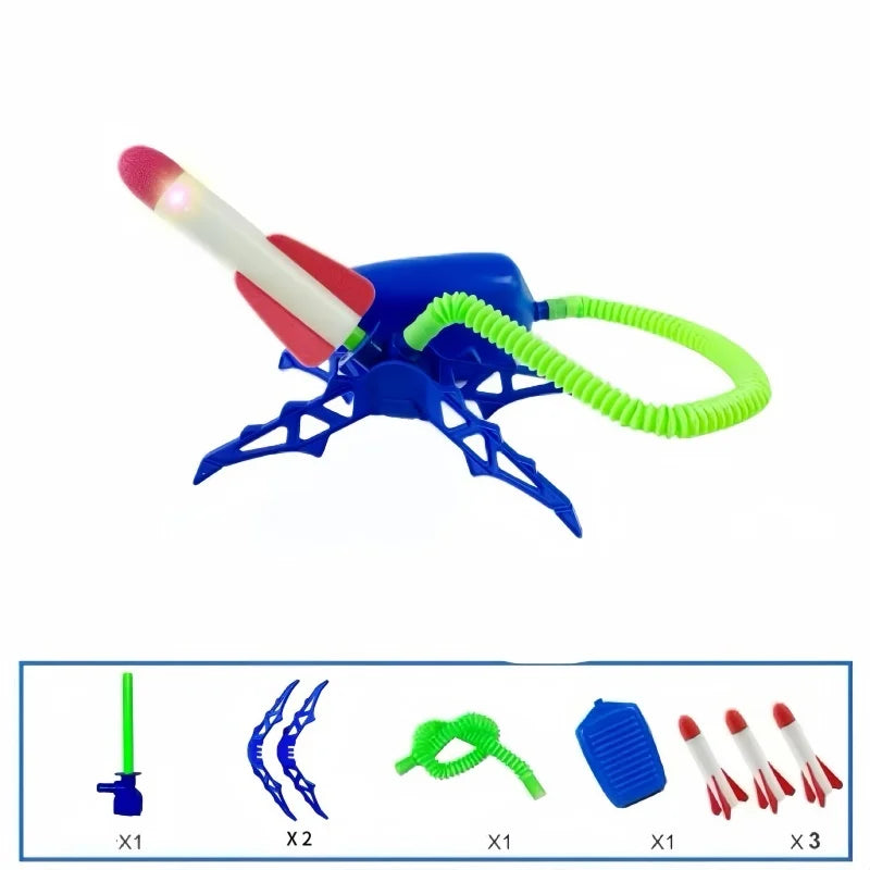 Children’s Foot-Triggered Rocket Launcher Toy