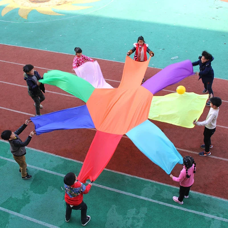 Big Rainbow Parachute Color Game – Outdoor Play & Physical Training Toy