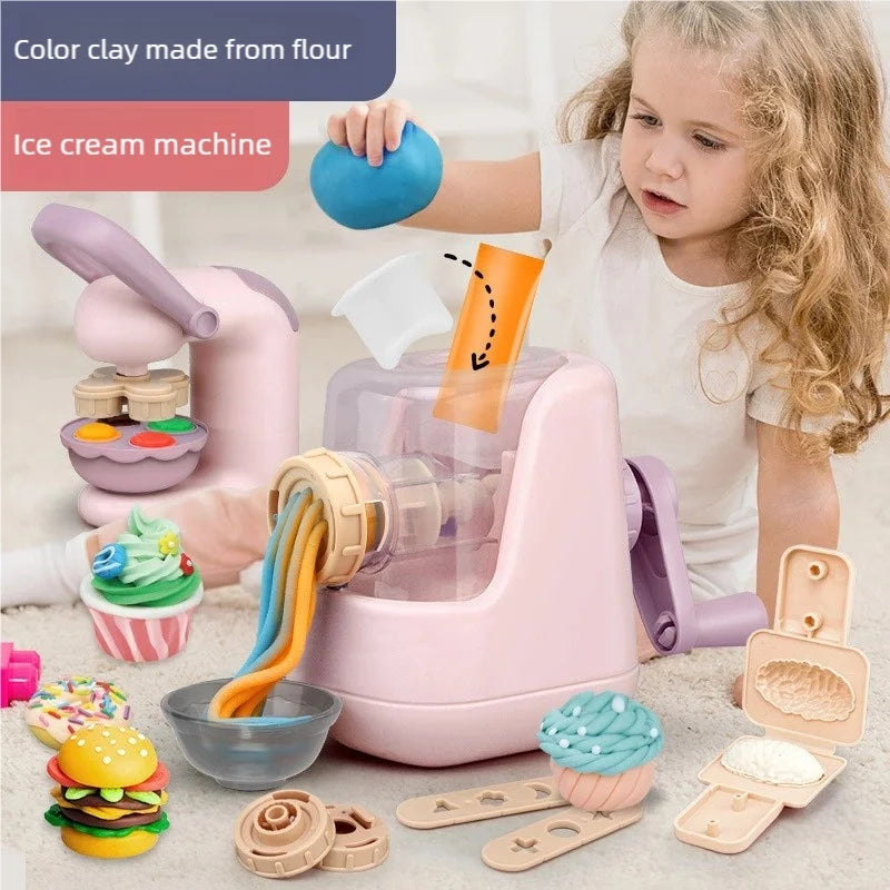 Color Clay Noodle Machine DIY Set