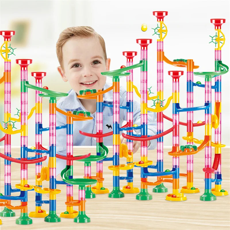 Marble Run Building Blocks Set