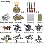 Military Building Block Character – World War II Soldier Mini Doll